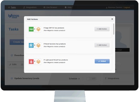 Kosmos eSync Integration Software Kosmos eSync Integration Software